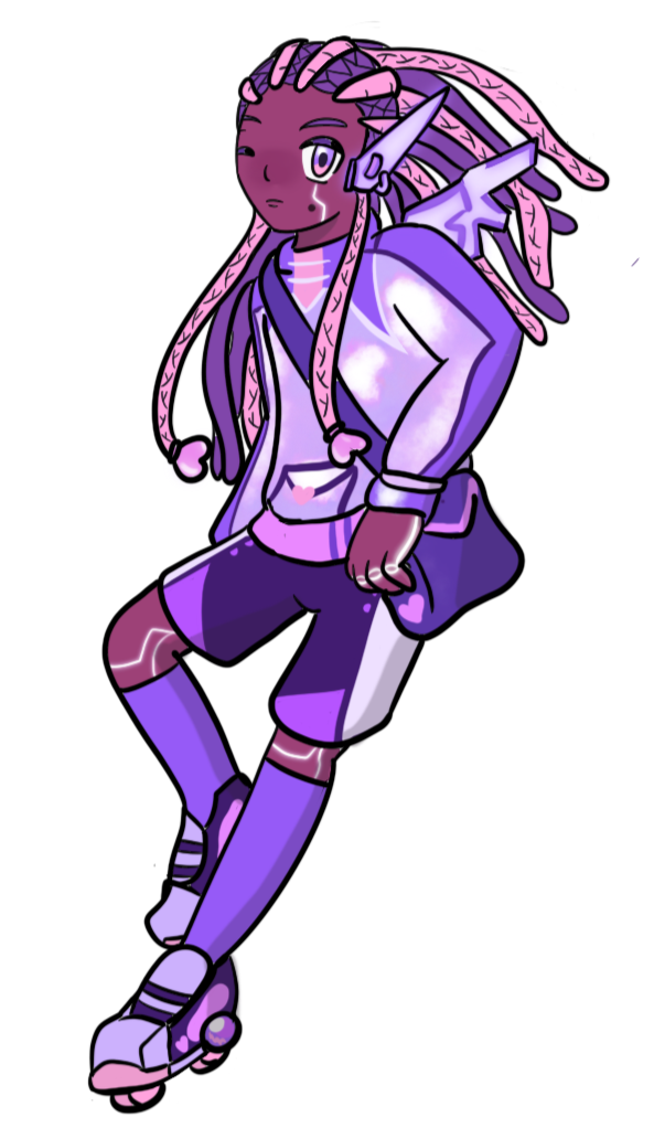 detailed/flat ; character (c) K'bor Tia (FFXIV)